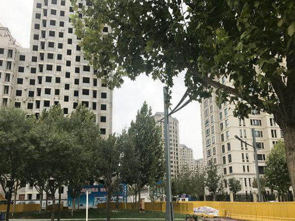 博贏(yíng)建筑與敬業(yè)達合作施工廊坊孔雀城大公館外墻裝飾裝修項目