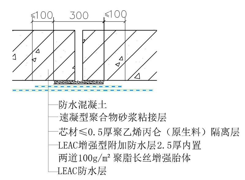 變形縫節點(diǎn)細部構造