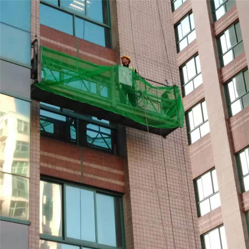中航油項目吊籃檢查外墻空鼓