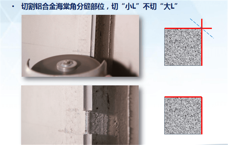 外墻仿石灰石系統 · 關(guān)鍵節點(diǎn)控制切割海棠角